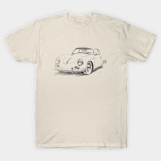 Chalk drawing - cars T-Shirt